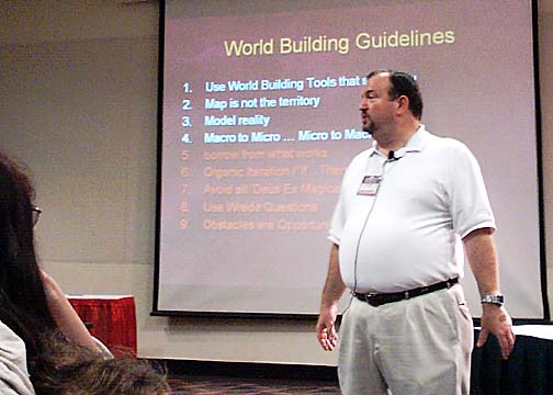 DragonLance co-author Tracy Hickman at GenCon 2004
