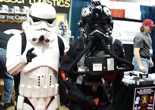 Star Wars Stormtrooper and TIE Pilot at GenCon 2004
